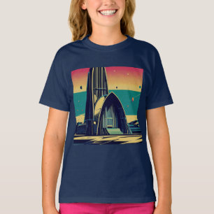SF Futuristic Church 3 T-Shirt