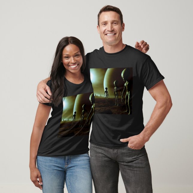 SF Gray Aliens 1 T-Shirt (Unisex)