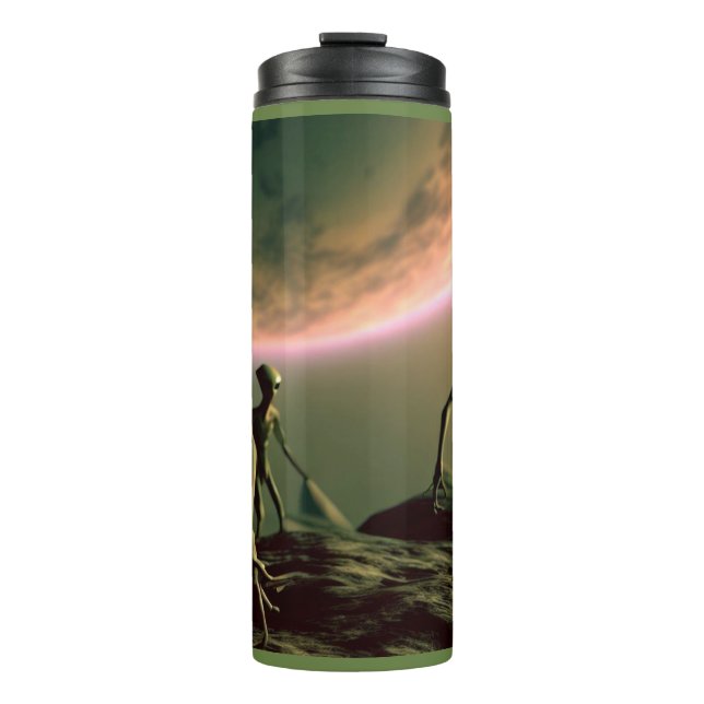 SF Gray Aliens 2 Thermal Tumbler (Front)