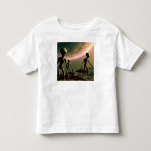 SF Gray Aliens 2 Toddler T-shirt