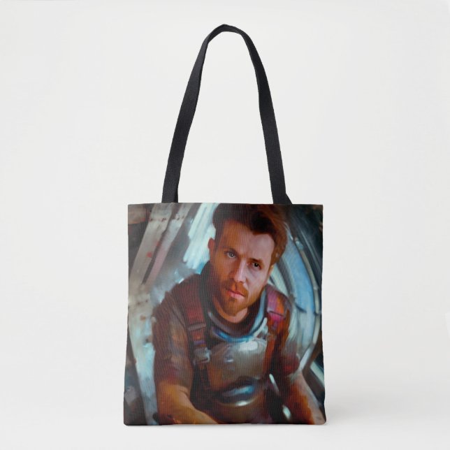 SF Hero Aboard Spaceship 4 Tote Bag (Front)