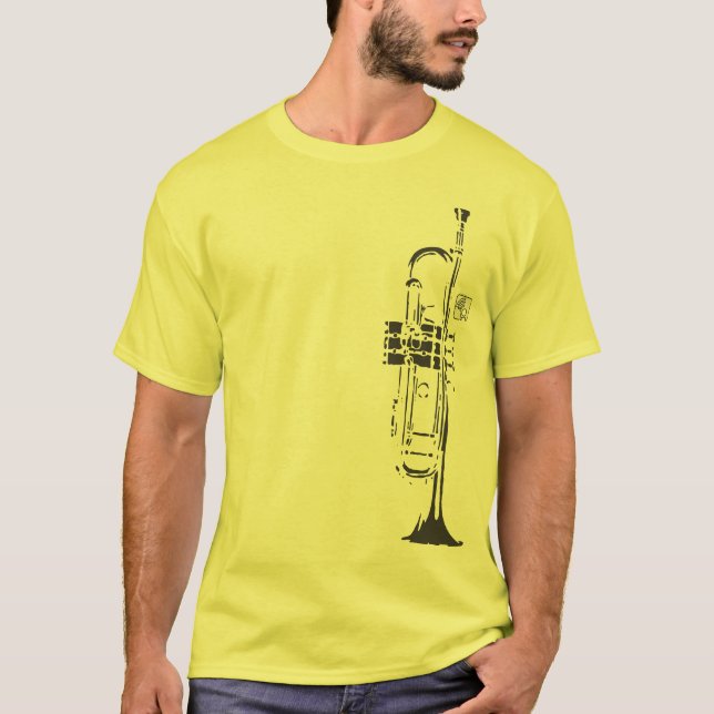 sf-inter.com Trumpet with Avatar Logo T-Shirt (Front)