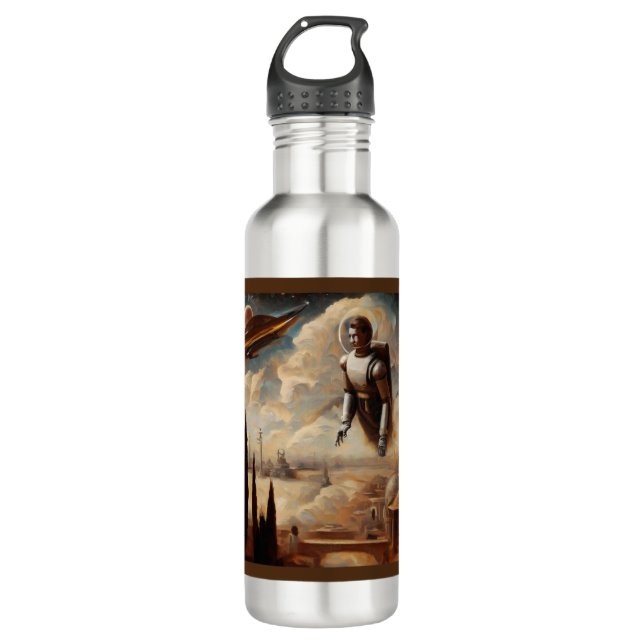 SF Italian Masters Style 1 Stainless Steel Water Bottle (Front)