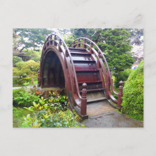 SF Japanese Tea Garden Drum Bridge #3 Postcard