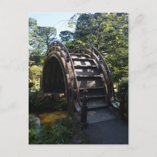 SF Japanese Tea Garden Drum Bridge Postcard