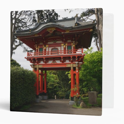 SF Japanese Tea Garden Temple Gate 2 Binder