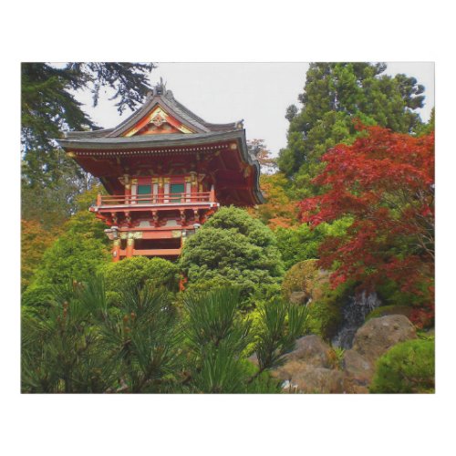 SF Japanese Tea Garden Temple Gate 3 Canvas