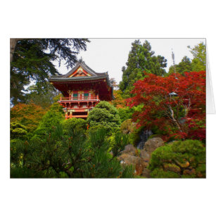 SF Japanese Tea Garden Temple Gate #3 Card