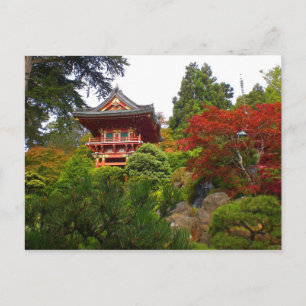 SF Japanese Tea Garden Temple Gate #3 Postcard