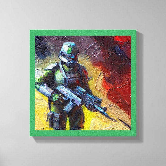 SF - Military Hero 2 Canvas Print (Front)