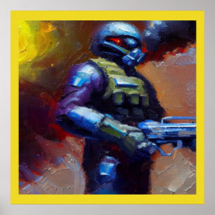 SF - Military Hero 4 Poster