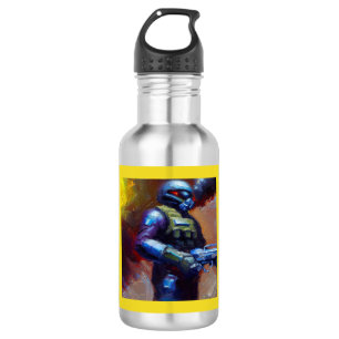SF - Military Hero 4 Stainless Steel Water Bottle