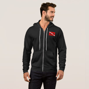 SF Scuba Men's Zippered Hoodie