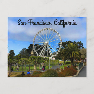 SF SkyStar Observation Wheel #1 Postcard
