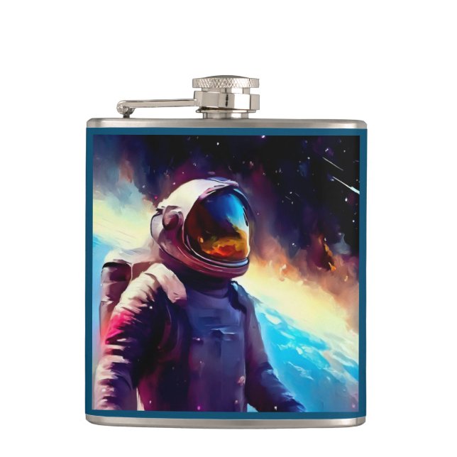 SF Space Hero 1 Flask (Front)
