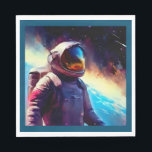 SF Space Hero 1 Napkins<br><div class="desc">Step into the future with our stunning design of a space hero! This isn’t just a picture, it’s a journey. Adorned in a state-of-the-art spacesuit, our hero stands as a beacon of human innovation and courage. Perfect for enthusiasts of the genre, this piece captures the thrill of exploration and the...</div>