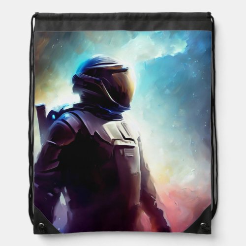 SF Space Hero 3 Drawstring Bag