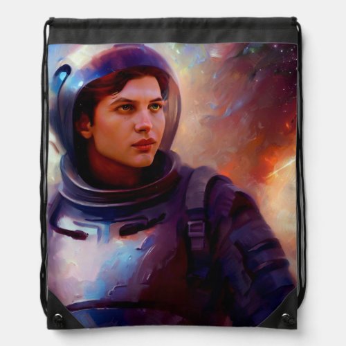 SF Space Hero 4 Drawstring Bag