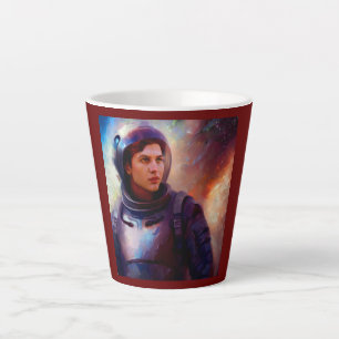 SF Space Hero 4 Latte Mug