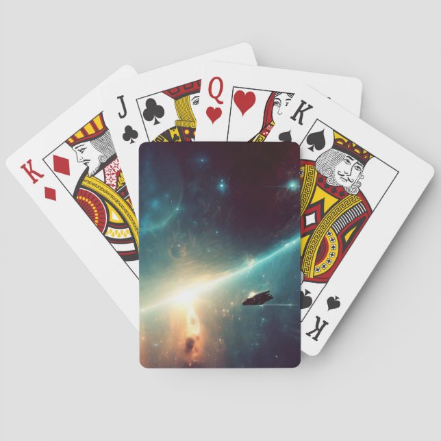 SF  Space Opera (2) Poker Cards (Back)