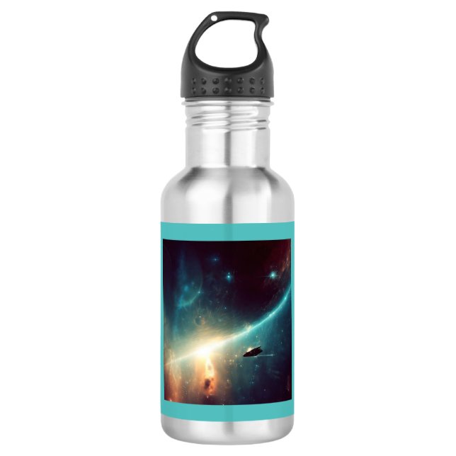 SF - Space Opera 2 Stainless Steel Water Bottle (Front)
