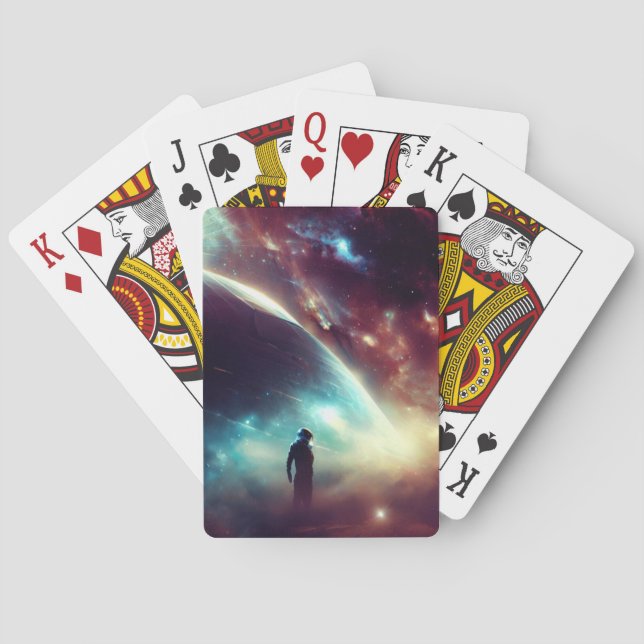 SF - Space Opera 4 Poker Cards (Back)