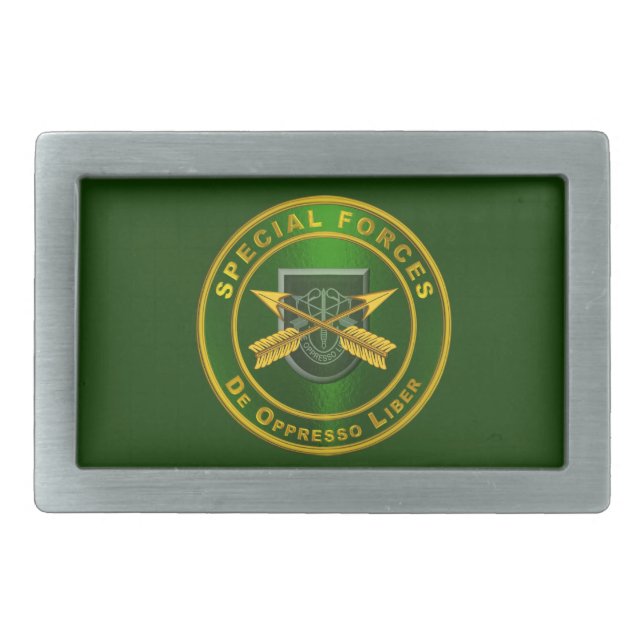 SF Special Forces Belt Buckle (Front)