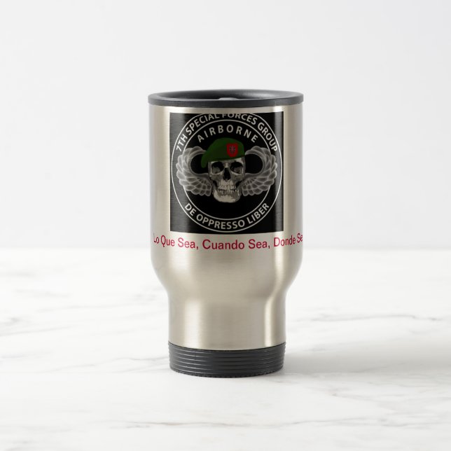 SF Stainless Steel 15 oz Travel/Commuter Mug (Center)