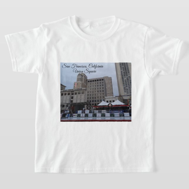 SF Union Square Ice Rink T-shirt (Laydown)