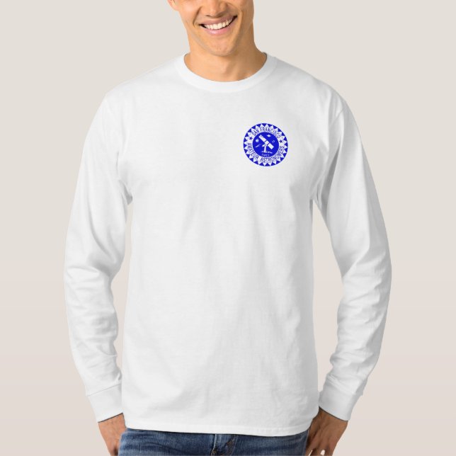 SFAA long sleeve shirt with royal blue logo (Front)