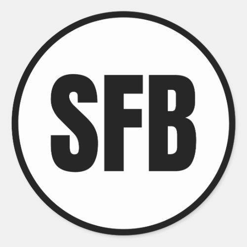 SFB _ Sanford Classic Round Sticker