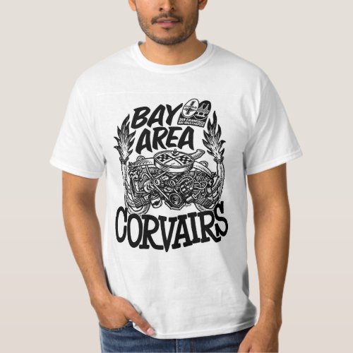 SFBA CORSA Bay Area Corvairs Bard Beach T_shirt