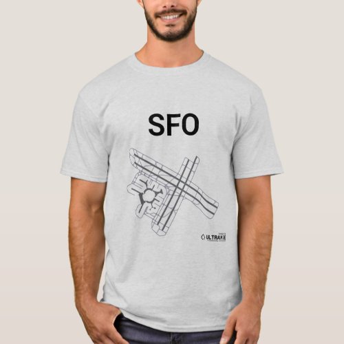 SFO Airport Layout T_Shirt