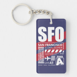 SFO San Francisco Airport Keychain
