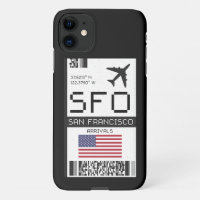SFO San Francisco,California Airport Boarding Pass