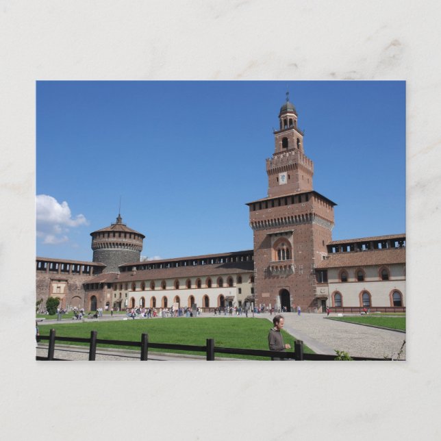 Sforza Castle - Milano, Italia - Postcard (Front)