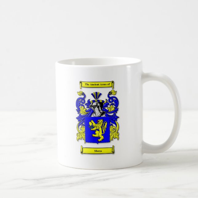 Sforza Coat of Arms Coffee Mug (Right)