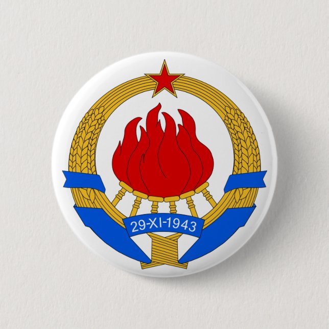 SFR Yugoslavia Button (Front)