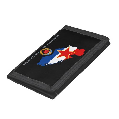 SFR Yugoslavia _ Map _ Emblem Trifold Wallet