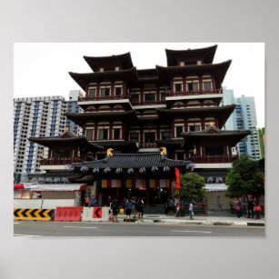 SG Buddha Tooth Relic Temple #1 Poster