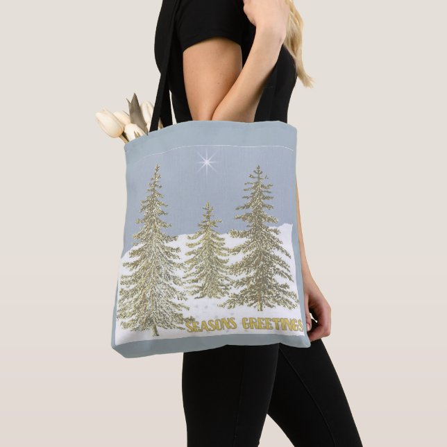 SG-Trees &Star Tote Bag (Close Up)