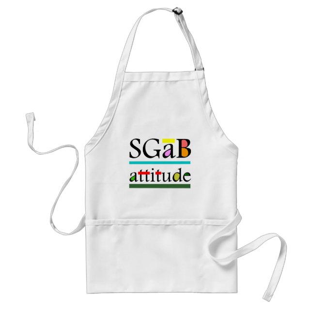 Sgab attitude adult apron (Front)