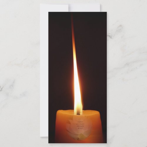 SGI Buddhist Bookmark with Lotus Candle and NMRK