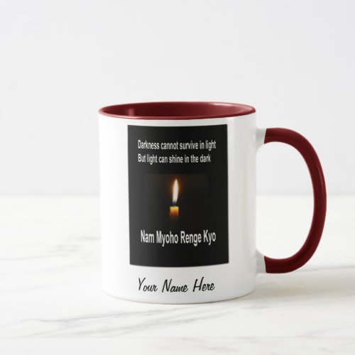 SGI Buddhist Inspirational Mug Template