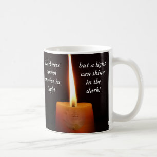 SGI Buddhist Mug with Lotus Candle and NMRK