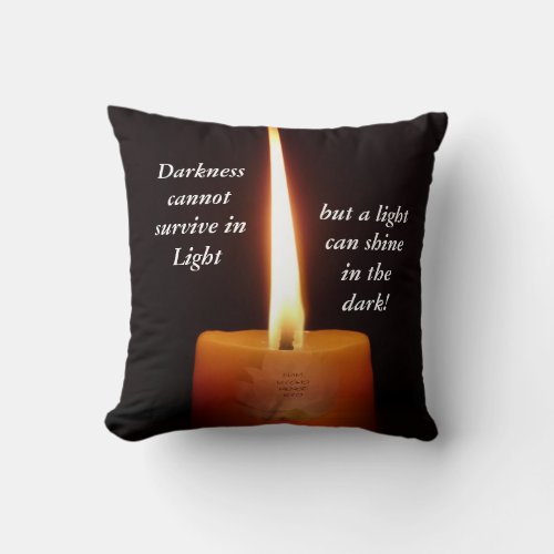 SGI Buddhist Pillow with Lotus Candle and NMRK