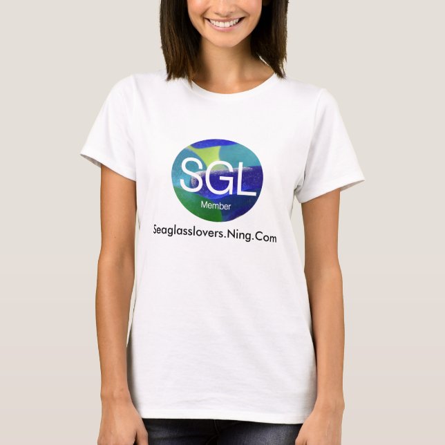 sgltshirt, Seaglasslovers.Ning.Com T-Shirt (Front)
