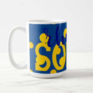 SGRho Rhoyal Blue and Gold Rhoyal Soror Mug