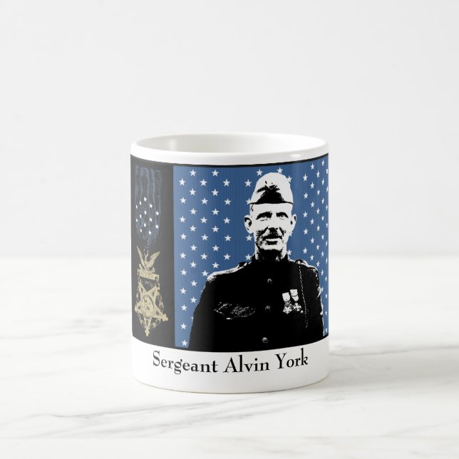 Sgt. York and the Medal of Honor Coffee Mug (Center)