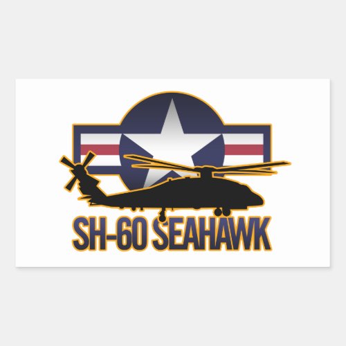 SH_60 Seahawk Rectangular Sticker